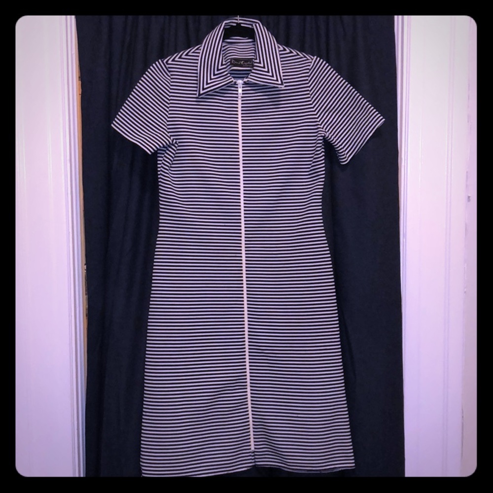 Vintage David Crystal Fashion 60’s Mod Dress